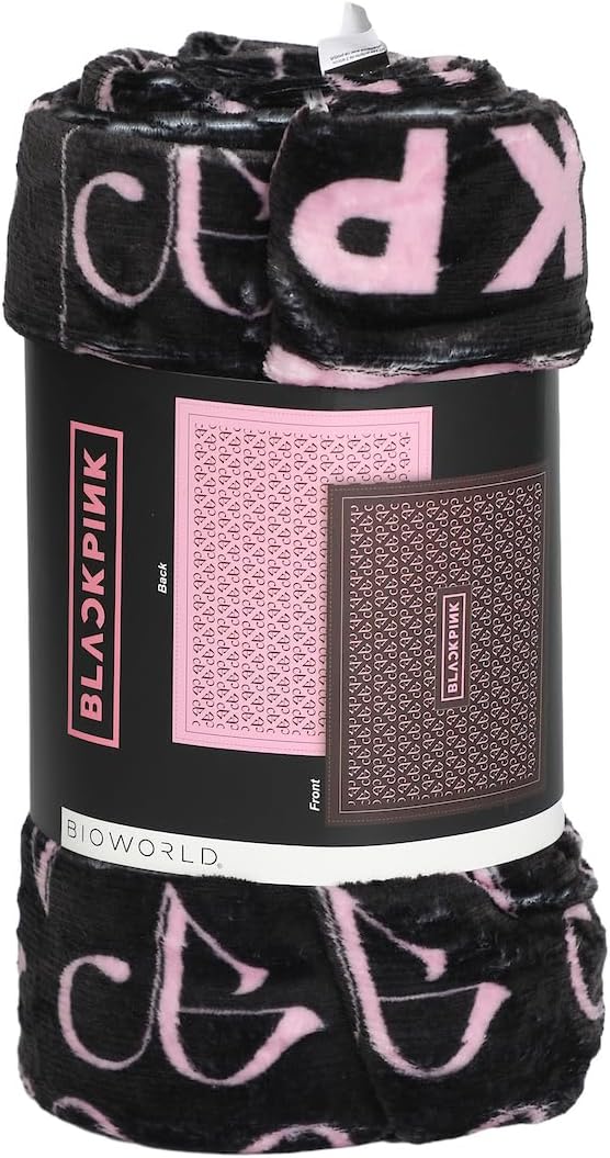 Bioworld Blackpink Double-Sided Fleece Throw Blanket