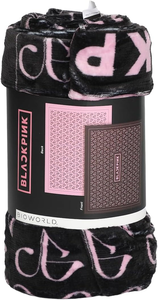 Bioworld Blackpink Double-Sided Fleece Throw Blanket