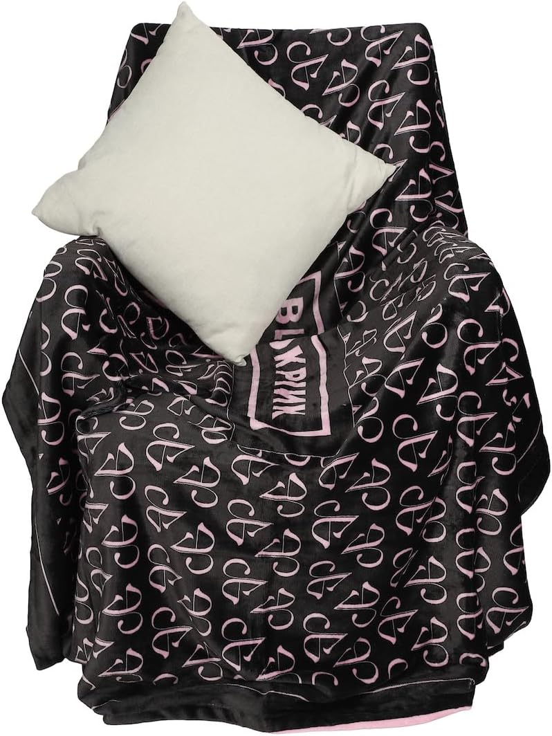 Bioworld Blackpink Double-Sided Fleece Throw Blanket