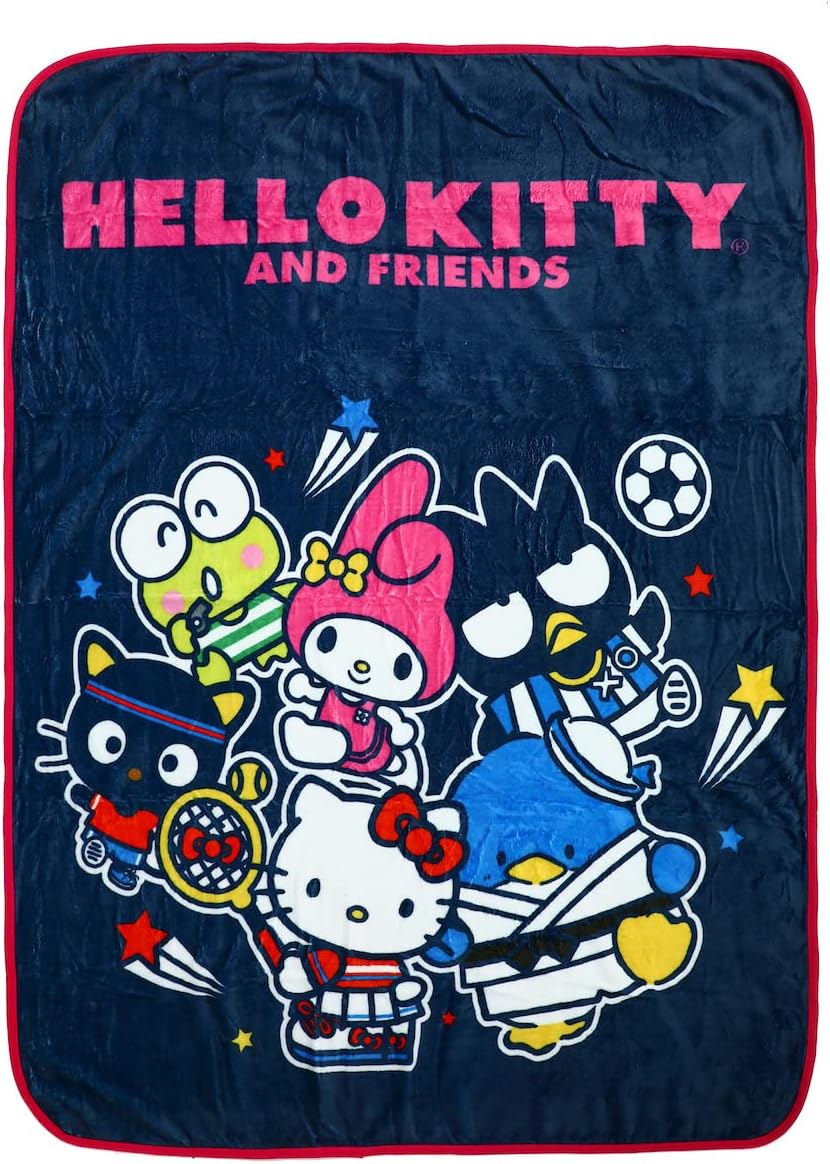 Bioworld Hello Kitty Hobbies Throw Blanket