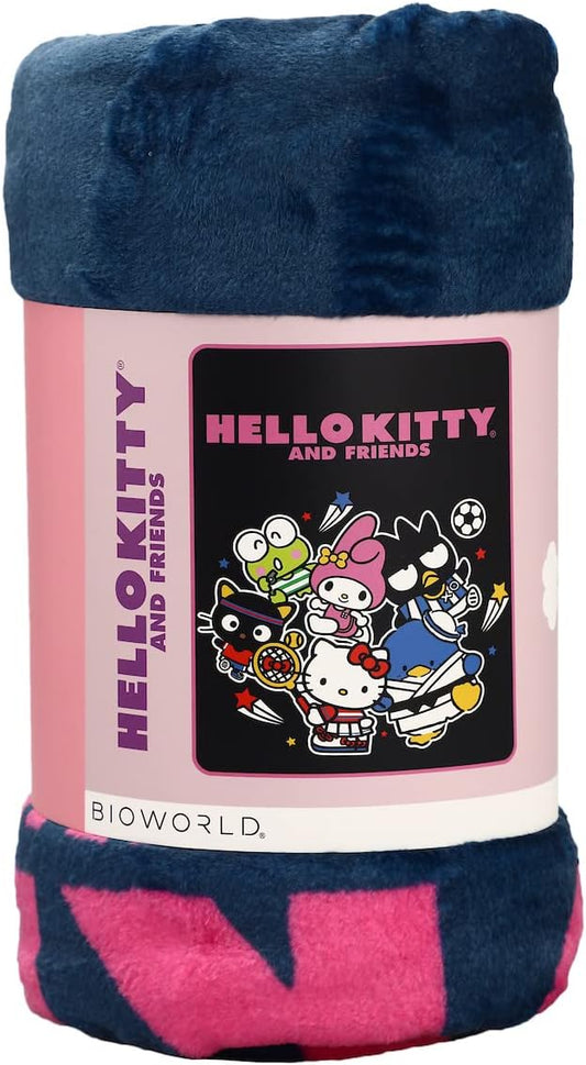 Bioworld Hello Kitty Hobbies Throw Blanket