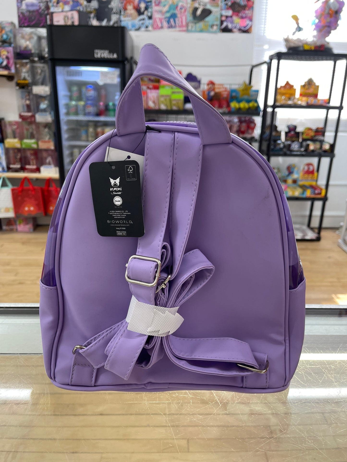 Kuromi Clear Mini Backpack