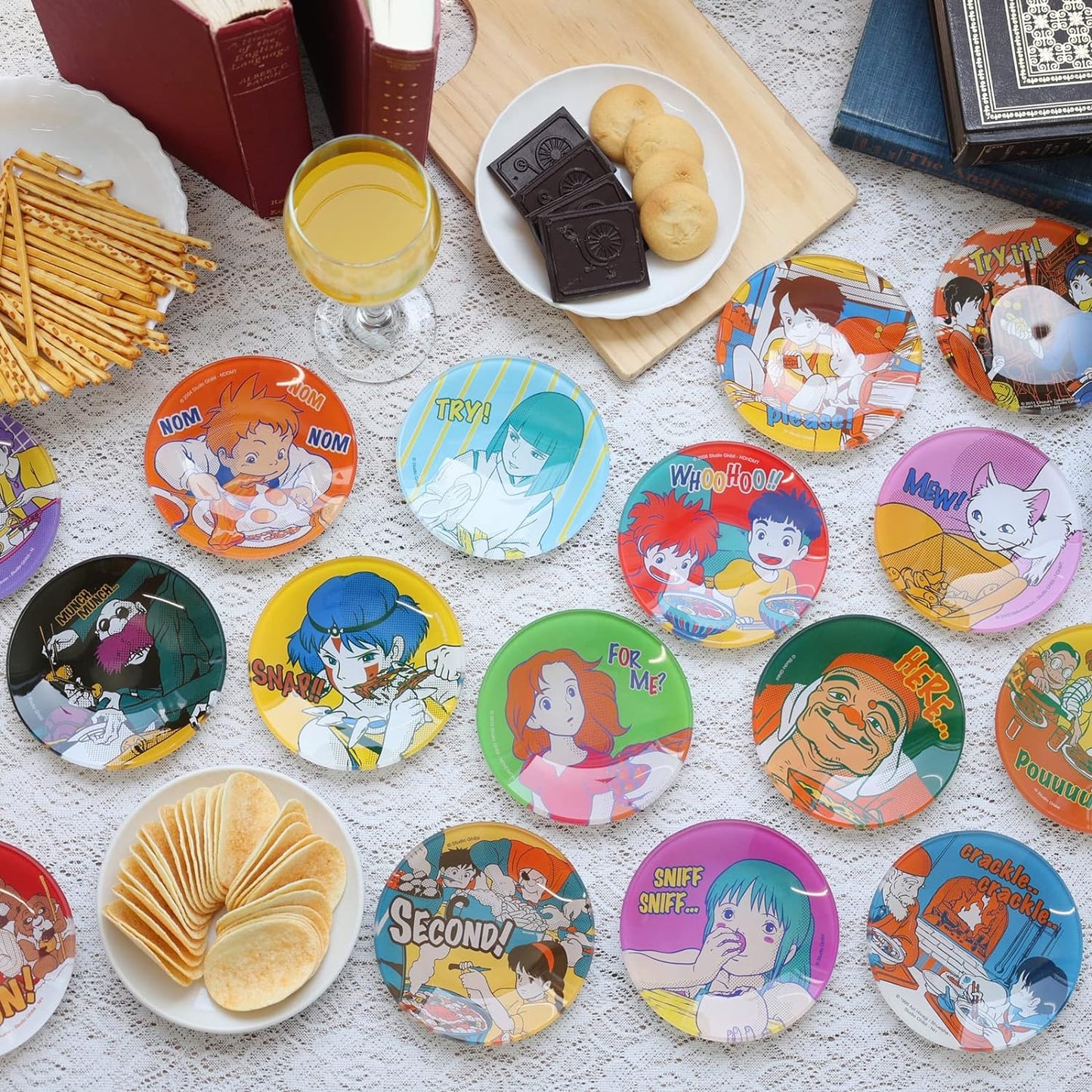 Mini Glass Plate - Spirited Away