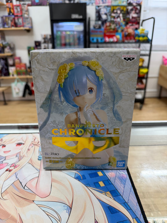 Re:Zero Starting Life in Another World Banpresto Chronicle EXQ Figure Rem