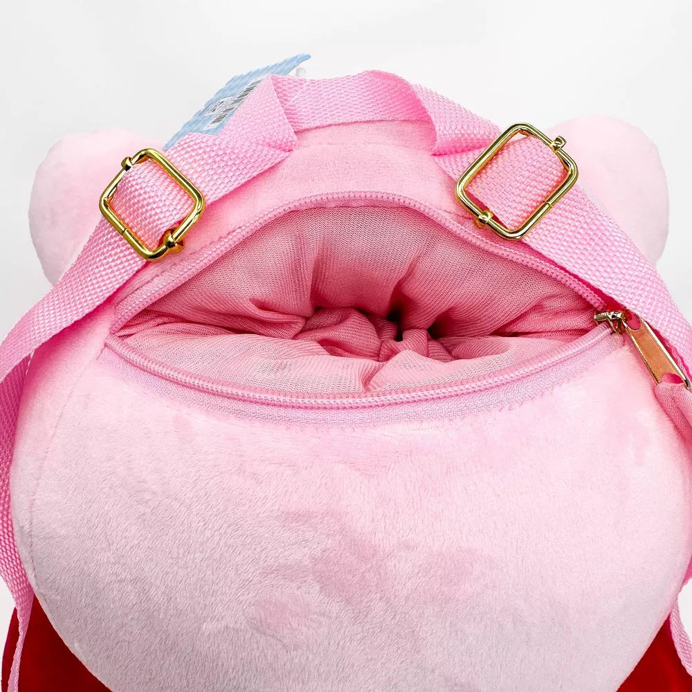 bioworld kirby the pink puff plush mini backpack Kirby Plush 9" Mini Backpack – Hai Hai Anime Shop