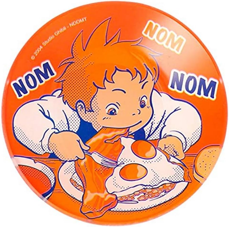Mini Glass Plate - Howl's Moving Castle (Nom Nom)